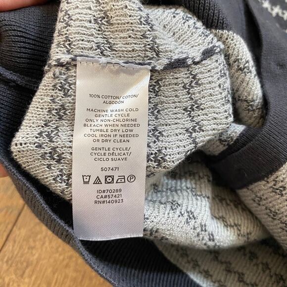 NWT LOFT Herringbone Cardigan Sweater Preppy Academia Capsule Closet S - Picture 5 of 7